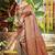 multi color silk blend woven work saree