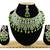 Green designer function wear ad necklace set