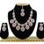 Purple designer function wear ad necklace set