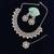 Pink designer function wear ad necklace set