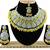 Yellow designer function wear ad necklace set