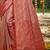 pink silk blend woven work saree