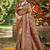 wine silk blend woven work saree