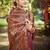 wine silk blend woven work saree