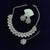 Green designer function wear ad necklace set