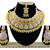 Yellow designer function wear ad necklace set