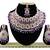Purple designer function wear ad necklace set