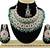 Green designer function wear ad necklace set