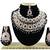 Black designer function wear ad necklace set