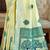 yellow linen woven work saree