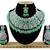 Green designer function wear ad necklace set