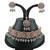 Grey designer function wear ad necklace set