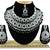 Black designer function wear ad necklace set