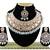 Multicolor designer function wear ad necklace set