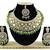 Green designer function wear ad necklace set