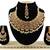 Gold designer function wear ad necklace set