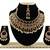 Black designer function wear ad necklace set