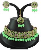 Multicolor designer function wear ad necklace set