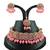 Pink designer function wear ad necklace set