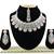 Orange designer function wear ad necklace set