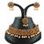 Gold designer function wear ad necklace set