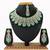 Green designer function wear ad necklace set