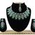 Green designer function wear ad necklace set