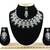 Black designer function wear ad necklace set