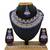 Blue designer function wear ad necklace set