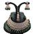 Green designer function wear ad necklace set