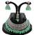 Green designer function wear ad necklace set