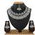 Black designer function wear ad necklace set