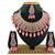 Pink designer function wear ad necklace set