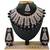 Black designer function wear ad necklace set