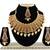 Gold designer function wear ad necklace set