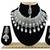 Multicolor designer function wear ad necklace set
