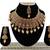 Gold designer function wear ad necklace set