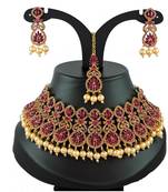 Multicolor designer function wear ad necklace set