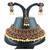 Maroon designer function wear ad necklace set