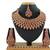 Pink designer function wear ad necklace set