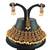 Gold designer function wear ad necklace set