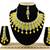 Yellow designer function wear ad necklace set