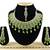 Green designer function wear ad necklace set