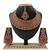 Red designer function wear ad necklace set
