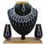 Blue designer function wear ad necklace set