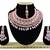 Pink designer function wear ad necklace set