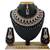 Black designer function wear ad necklace set