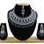 Blue designer function wear ad necklace set