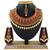 Red designer function wear ad necklace set