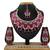 Red designer function wear ad necklace set